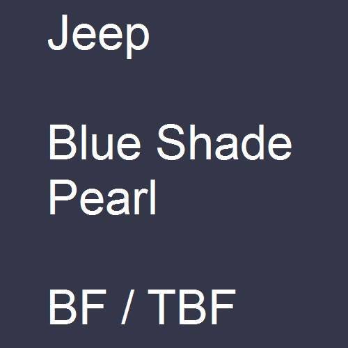 Jeep, Blue Shade Pearl, BF / TBF.